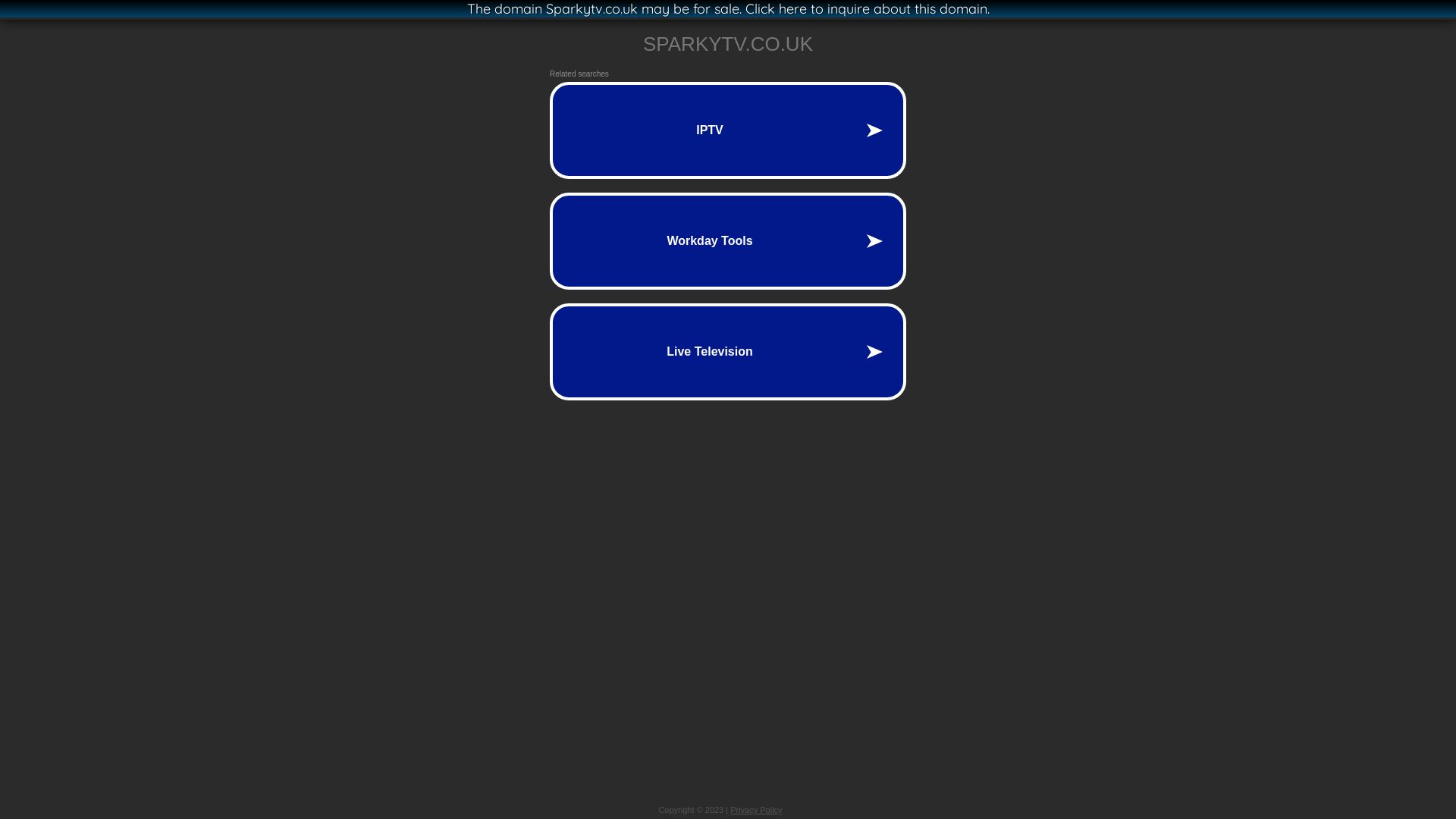 Website status stream.sparkytv.co.uk is   ONLINE