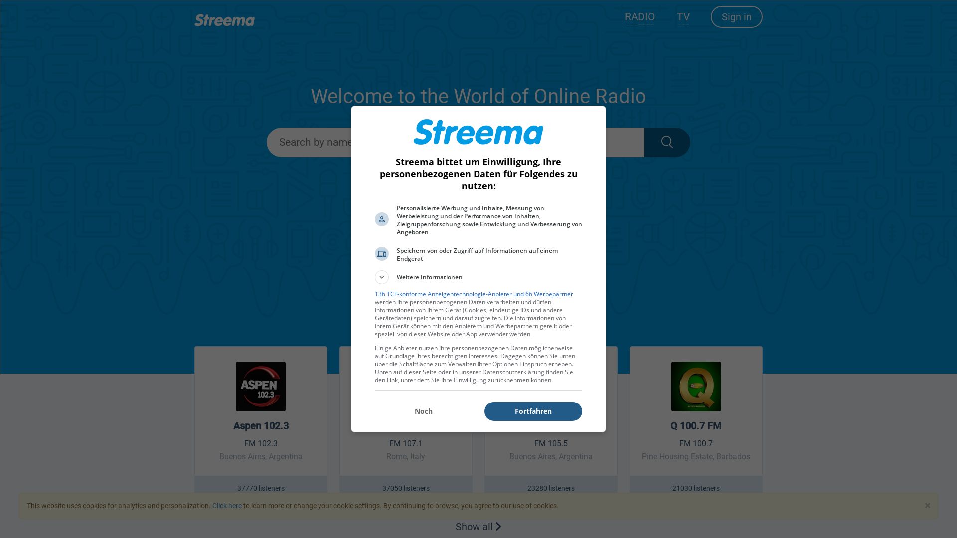 Website status streema.com is   ONLINE