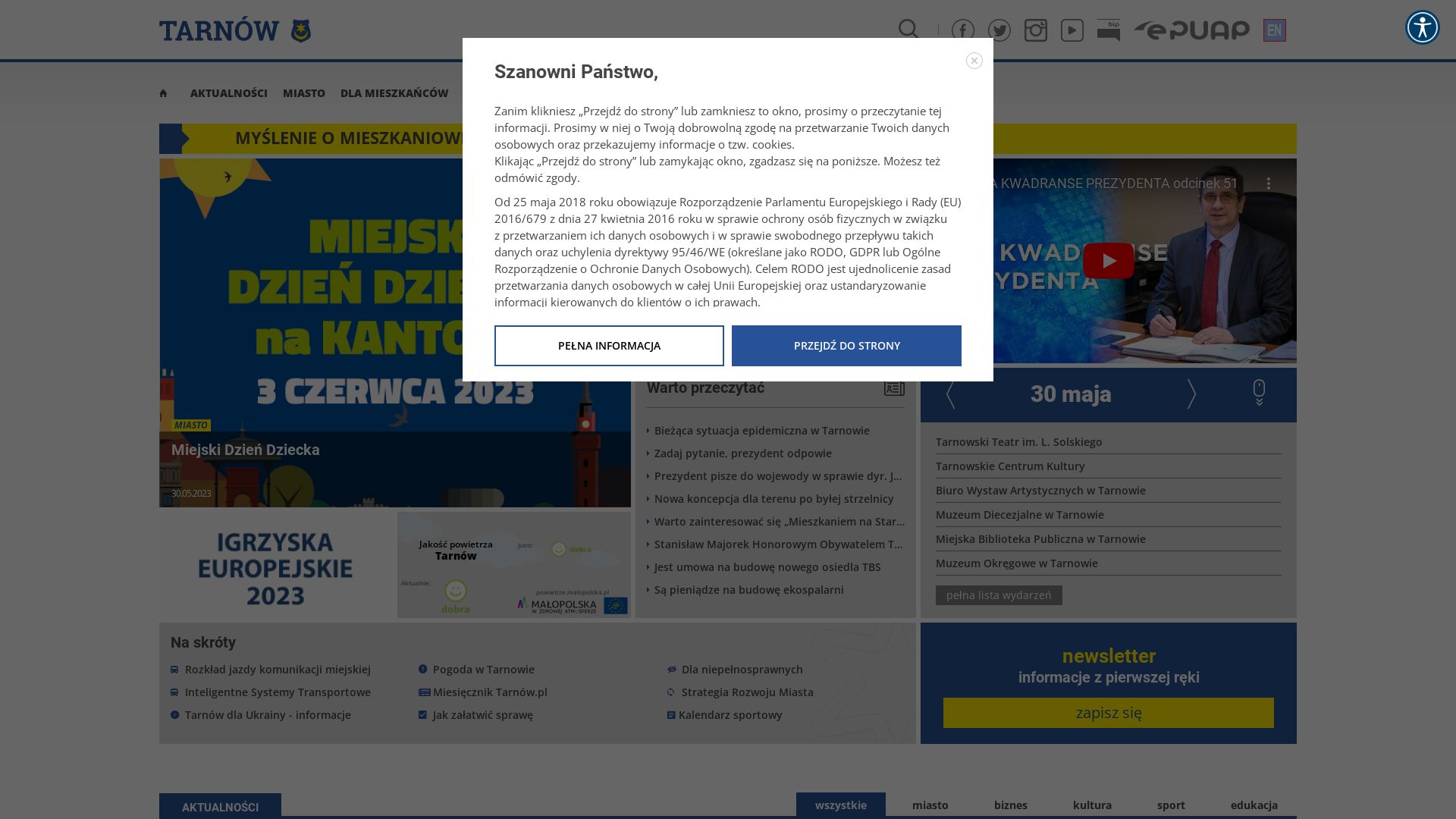Website status tarnow.pl is   ONLINE