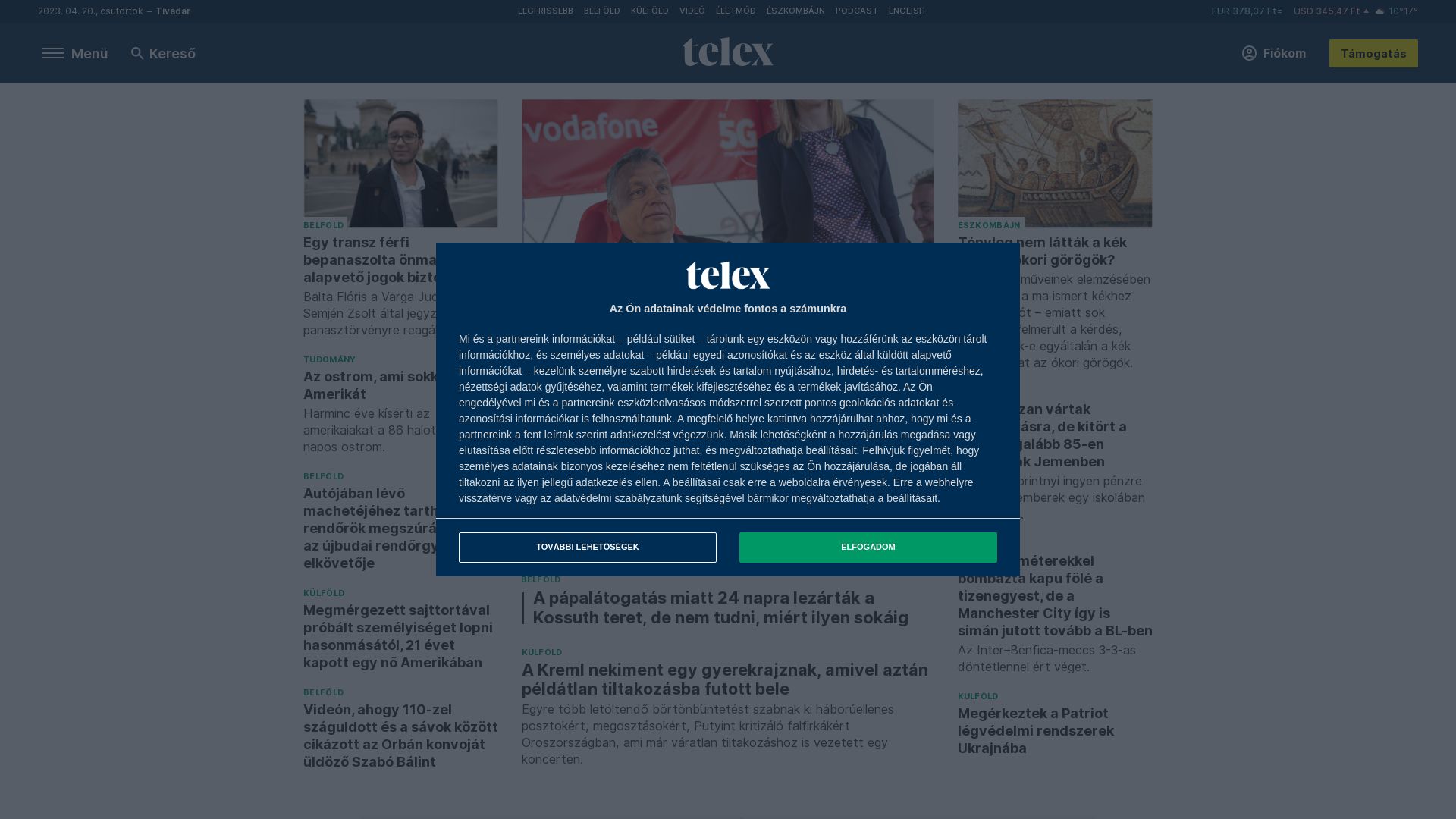Website status telex.hu is   ONLINE