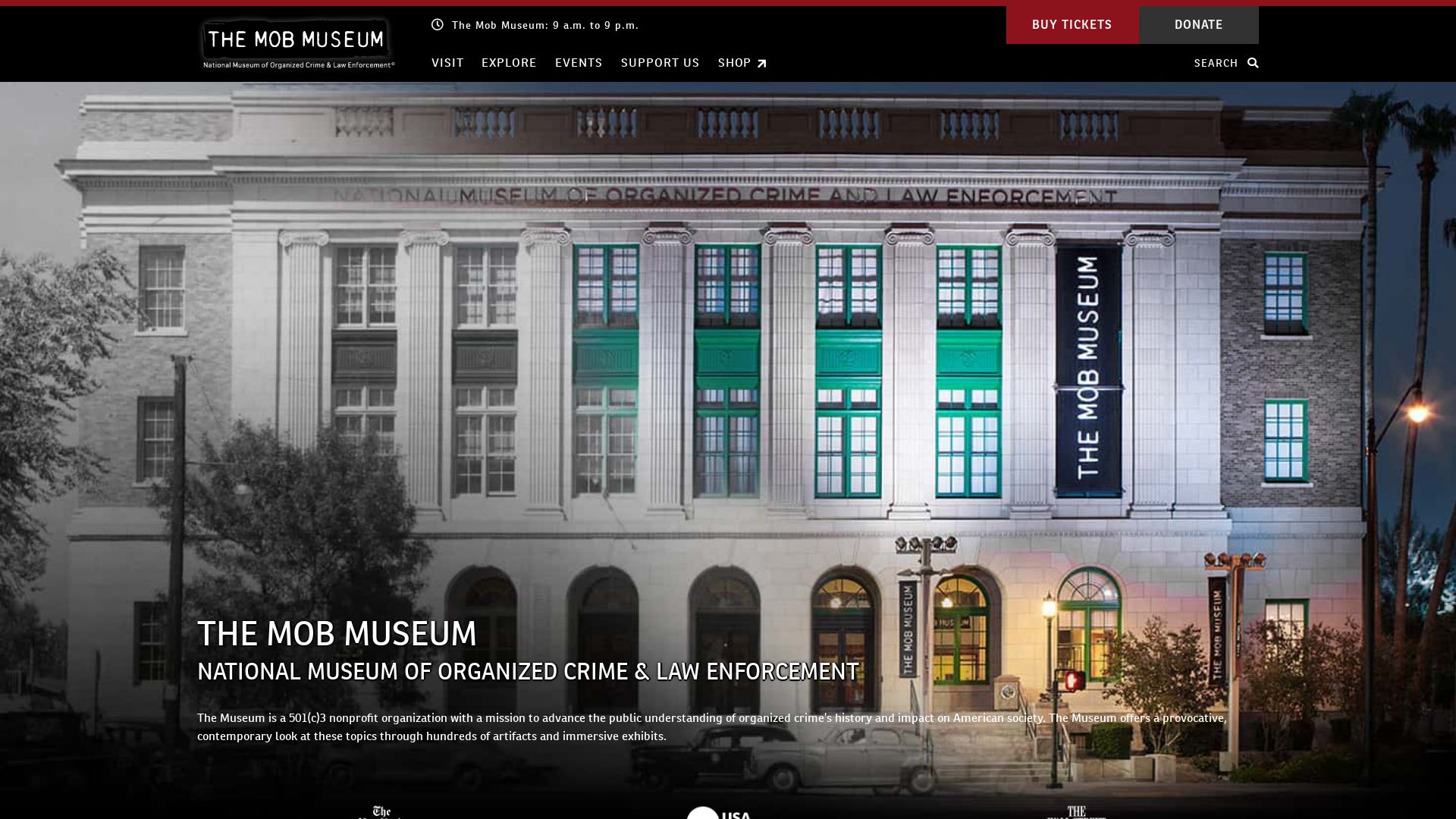 Website status themobmuseum.org is   ONLINE
