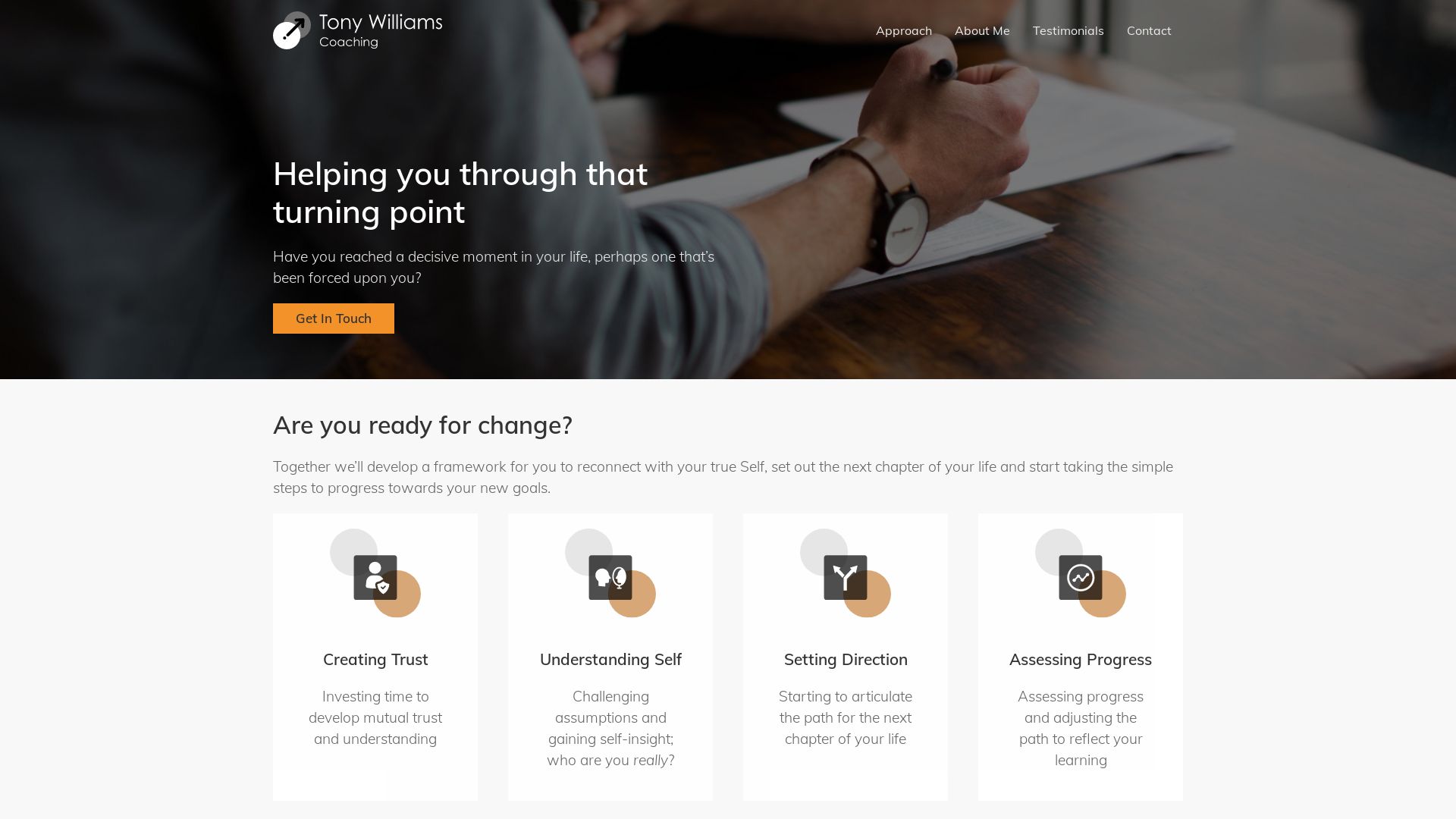 Website status tonywilliamscoaching.co.uk is   ONLINE
