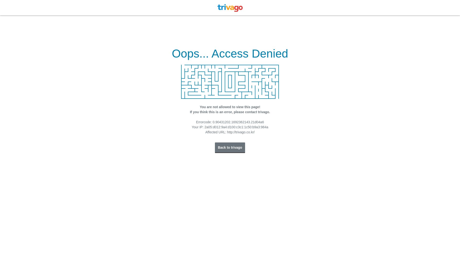 Website status trivago.co.kr is   ONLINE