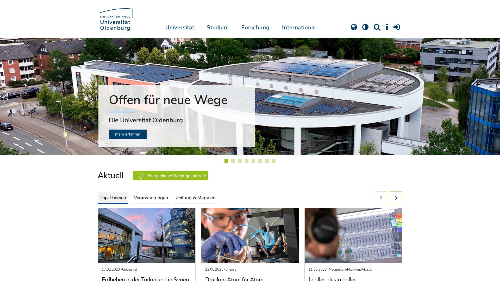 Website status uni-oldenburg.de is   ONLINE