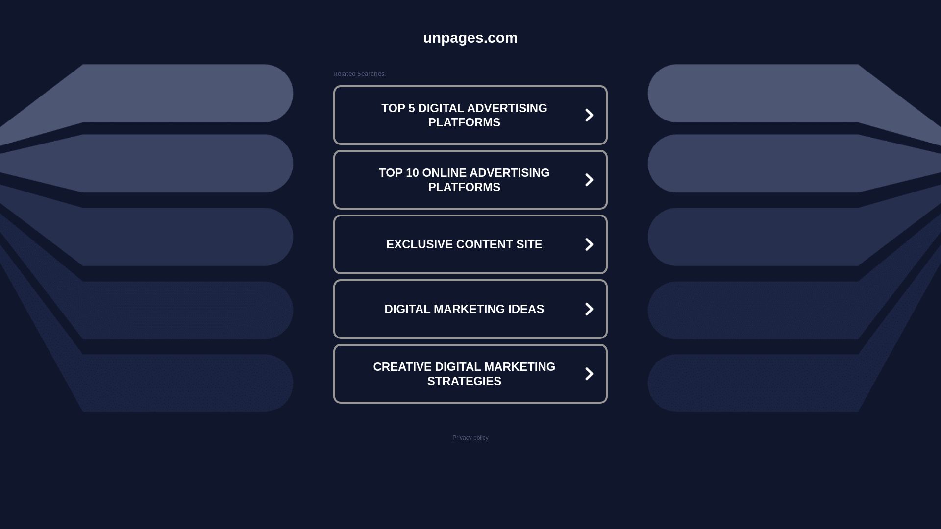 Website status unpages.com is   ONLINE