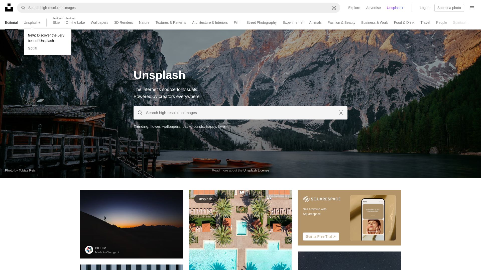 Website status unsplash.com is   ONLINE