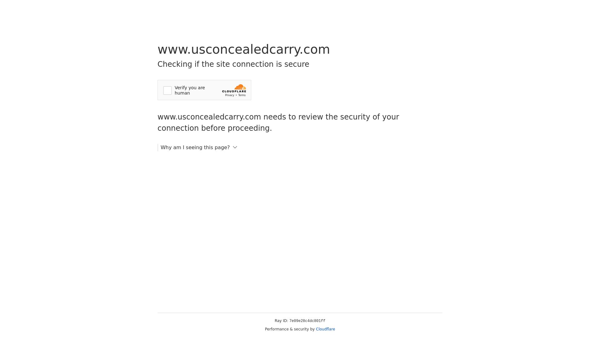 Website status usconcealedcarry.com is   ONLINE