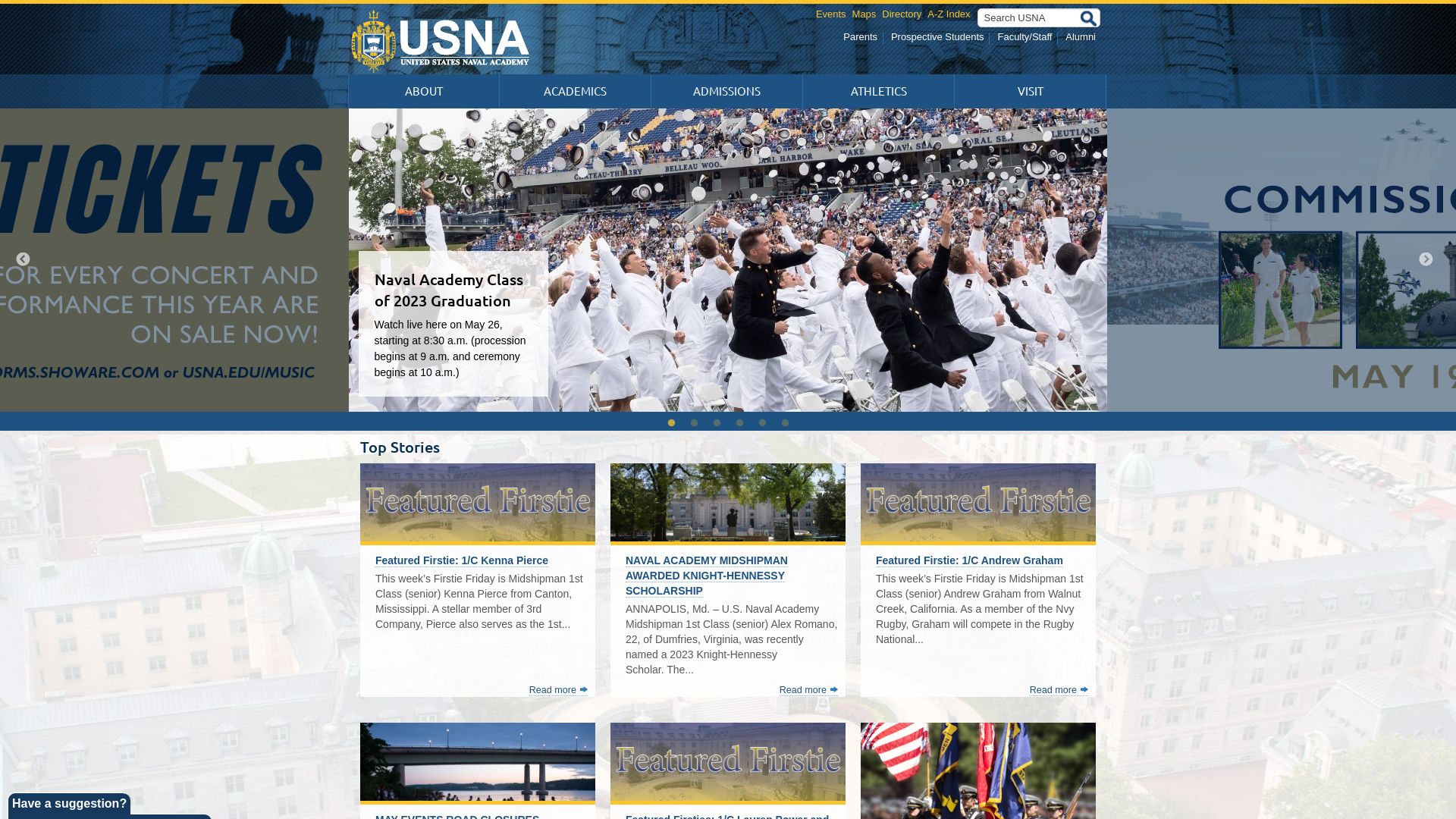 Website status usna.edu is   ONLINE
