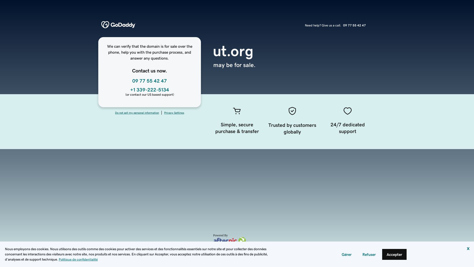 Website status ut.org is   ONLINE