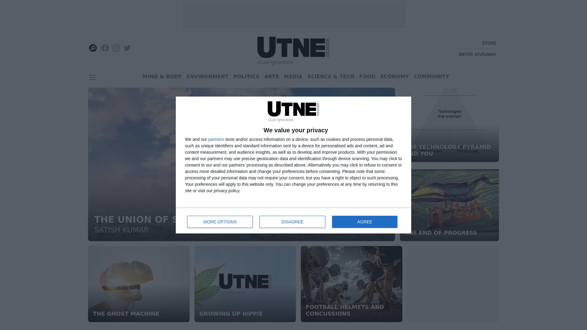 Website status utne.com is   ONLINE