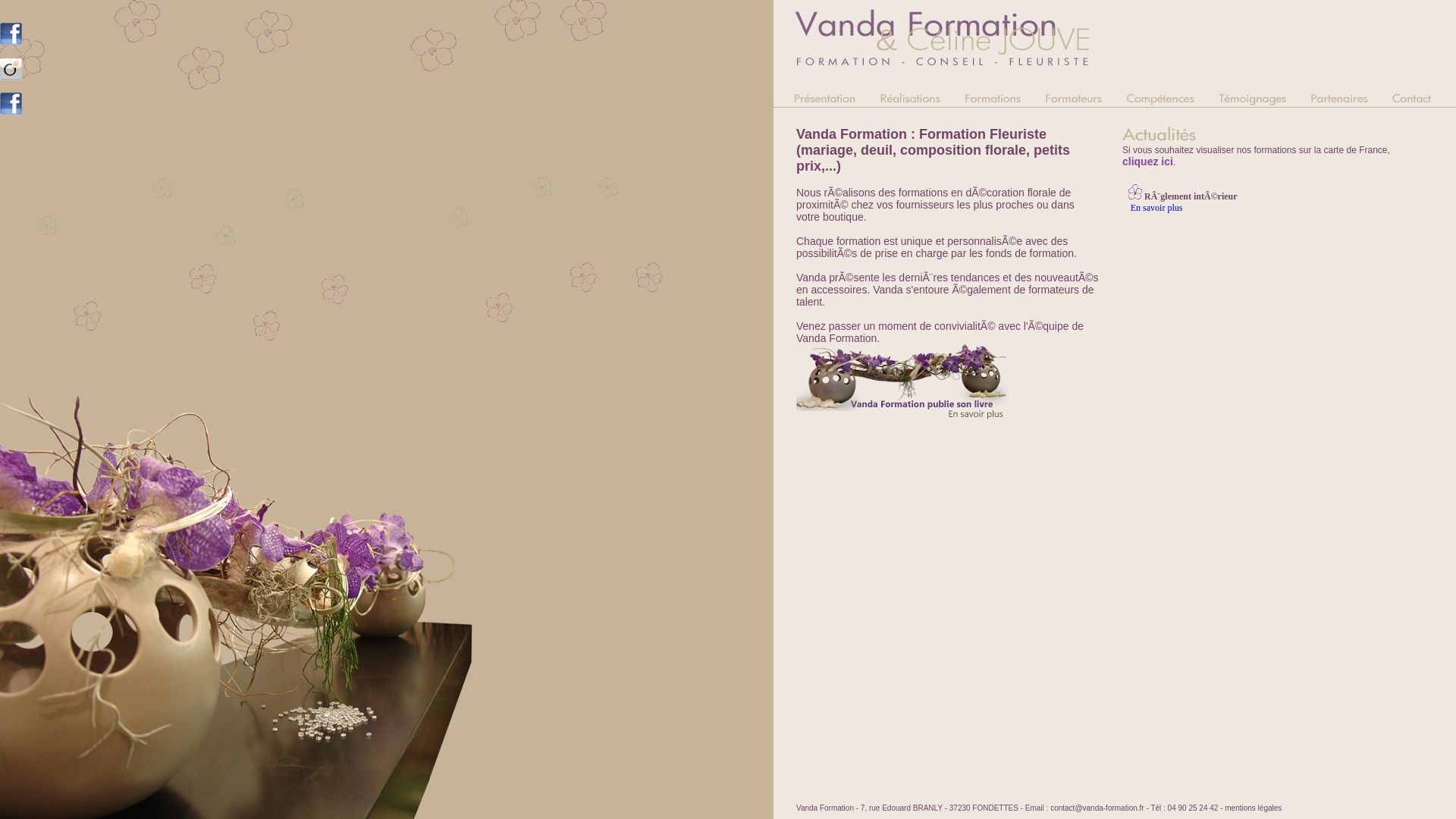 Website status vanda-formation.fr is   ONLINE