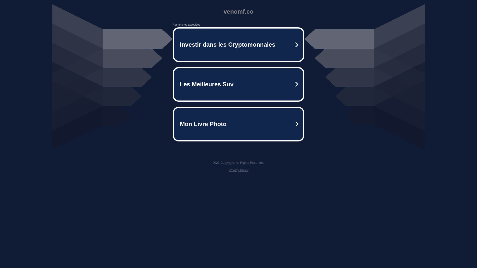 Website status venomf.co is   ONLINE