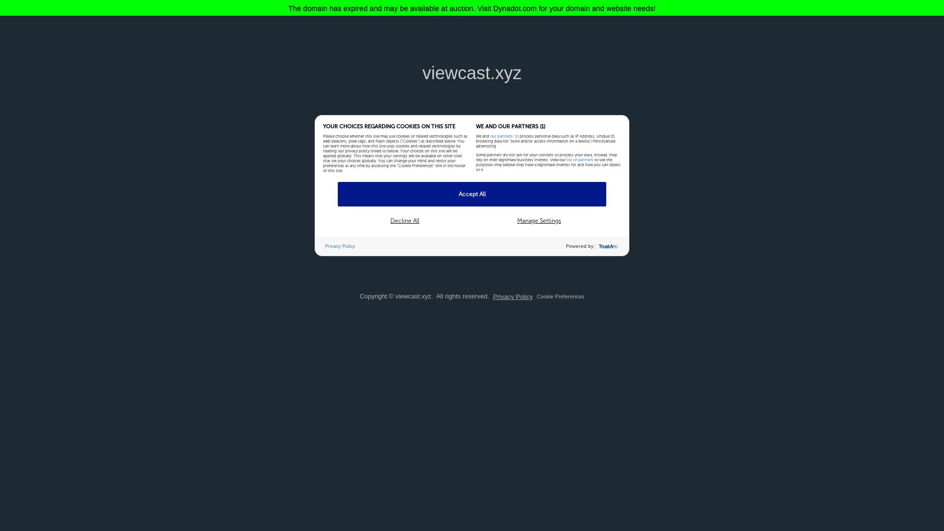 Website status viewcast.xyz is   ONLINE