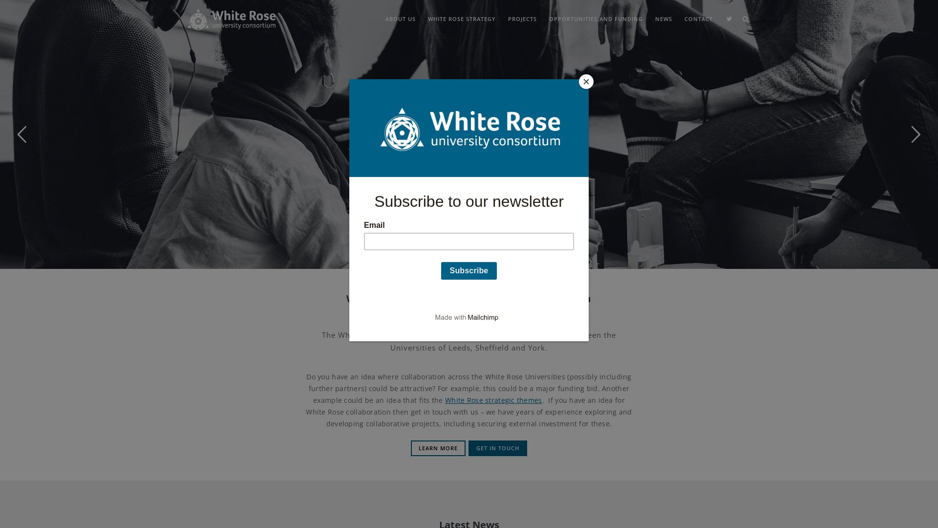 Website status whiterose.ac.uk is   ONLINE