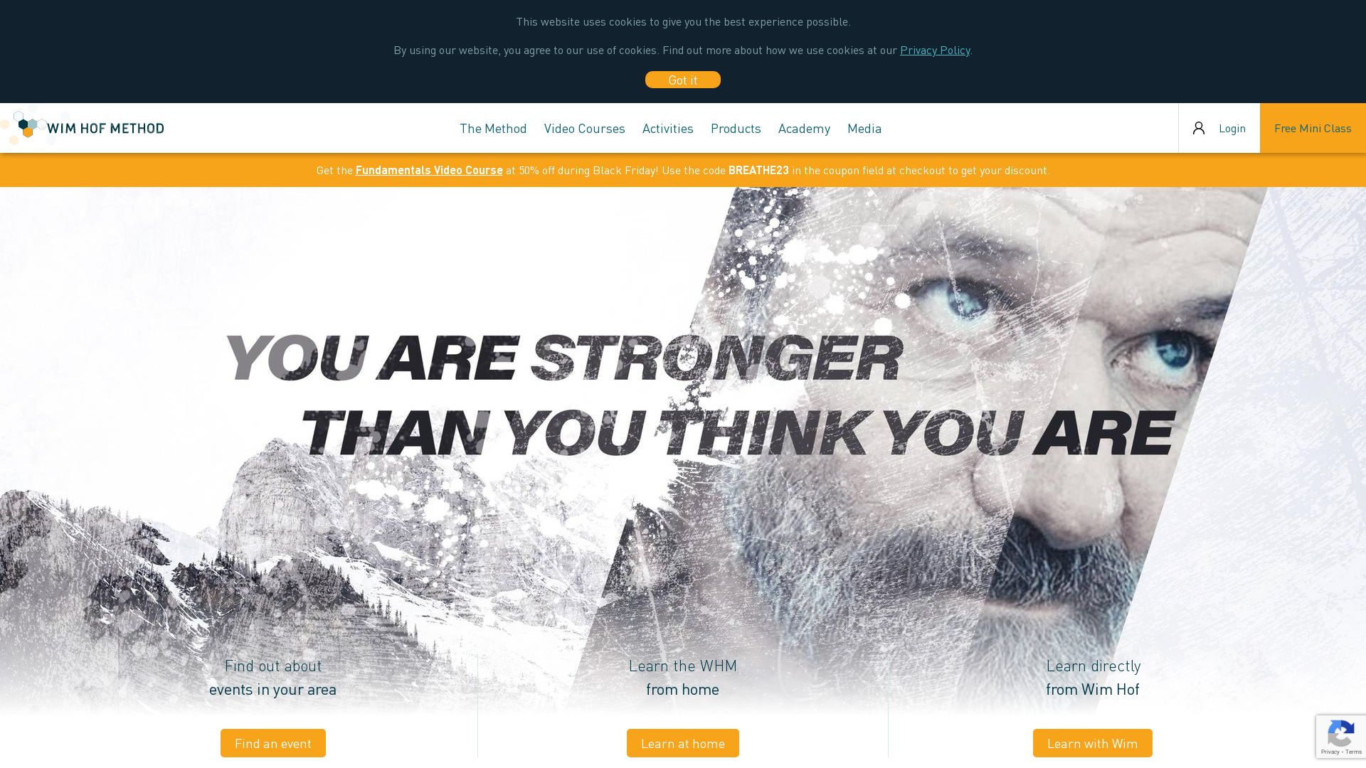 Website status wimhofmethod.com is   ONLINE