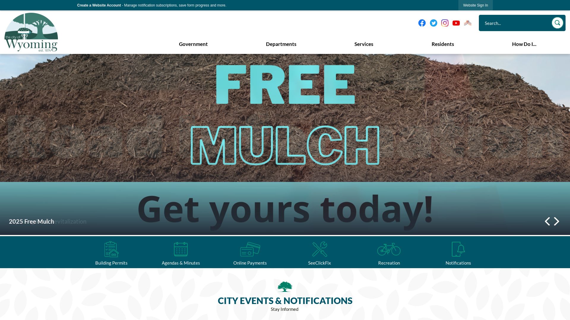 Website status wyomingohio.gov is   ONLINE