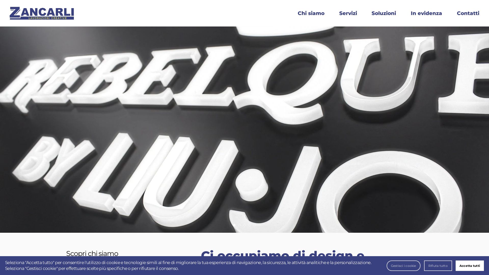 Website status zancarli.it is   ONLINE