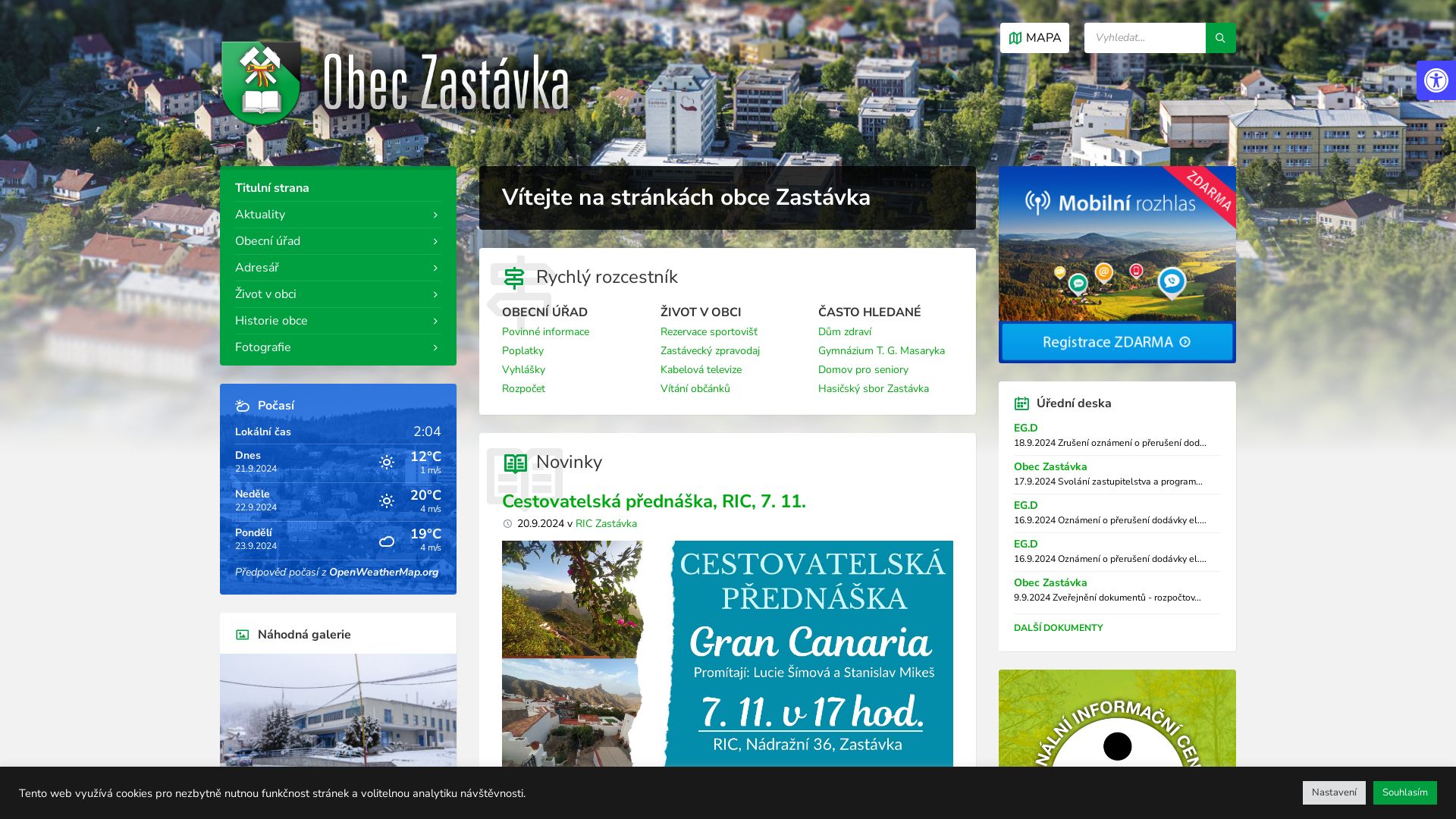 Website status zastavka.cz is   ONLINE