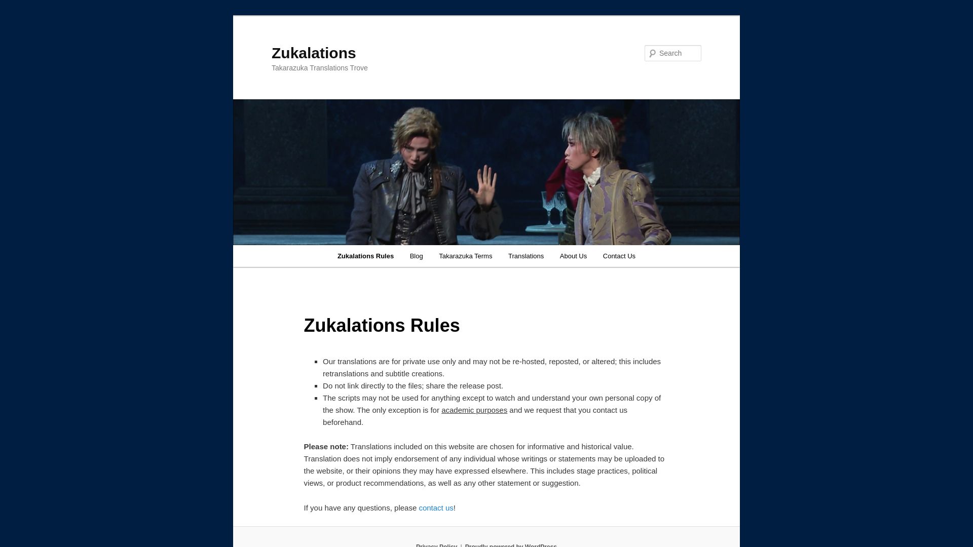 Website status zukalations.com is   ONLINE